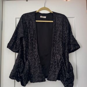 Black Sequin Women Top